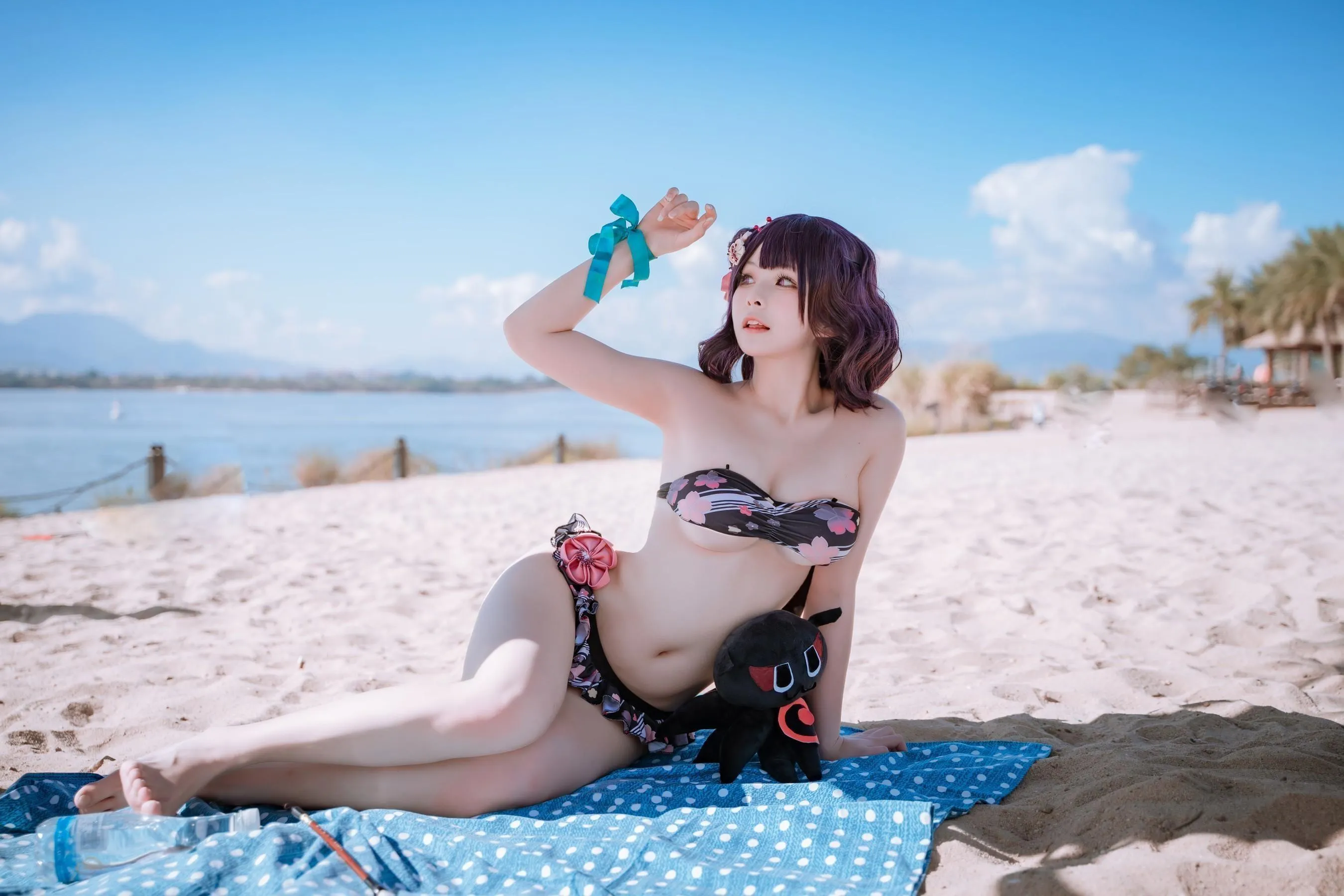 w百合欧皇子w – NO.11 沙滩 [21P]插图9